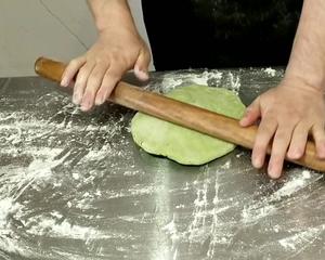 菠菜手擀面（纯素臊子面）的做法 步骤1