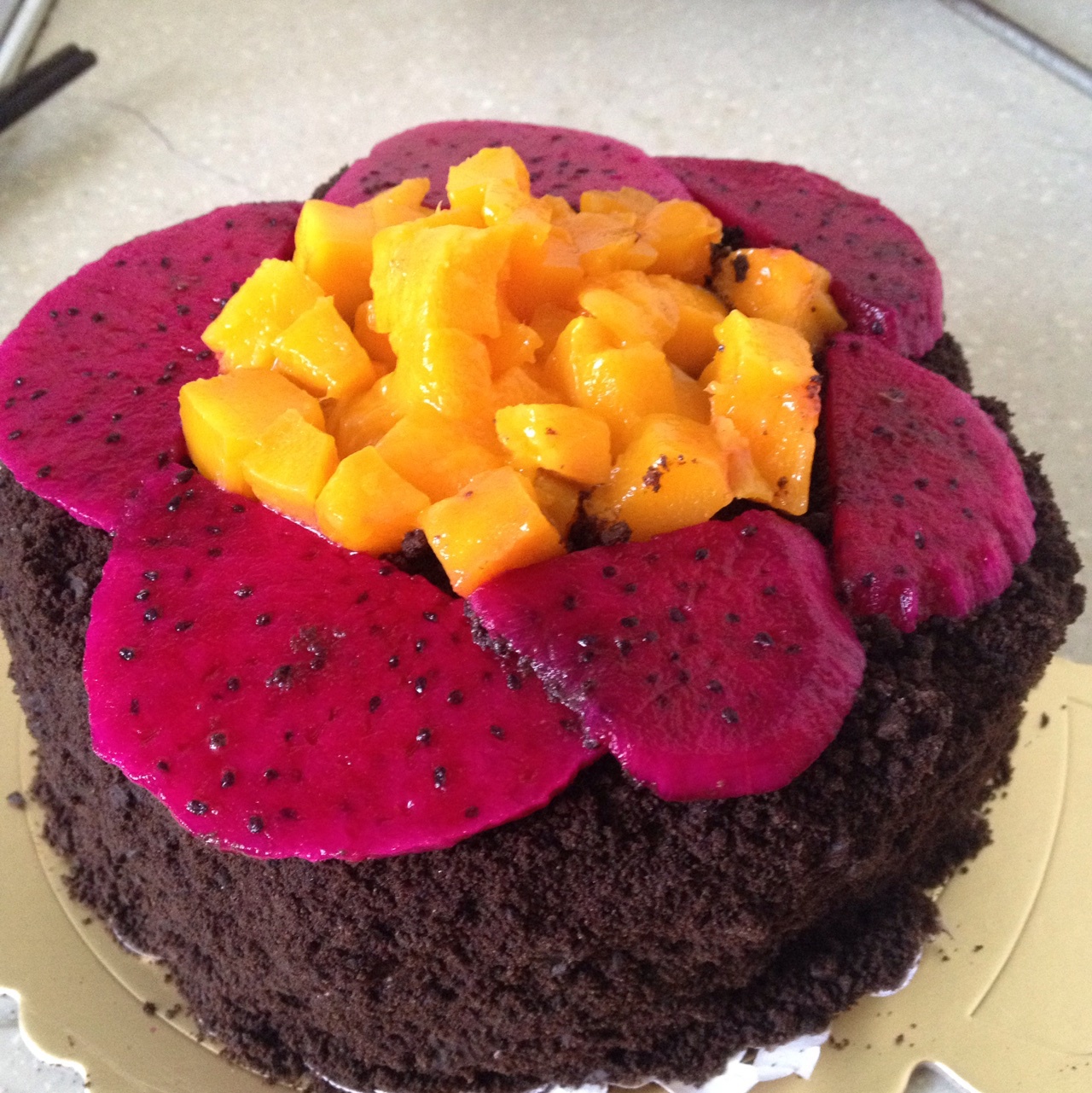 奥利奥水果奶油蛋糕