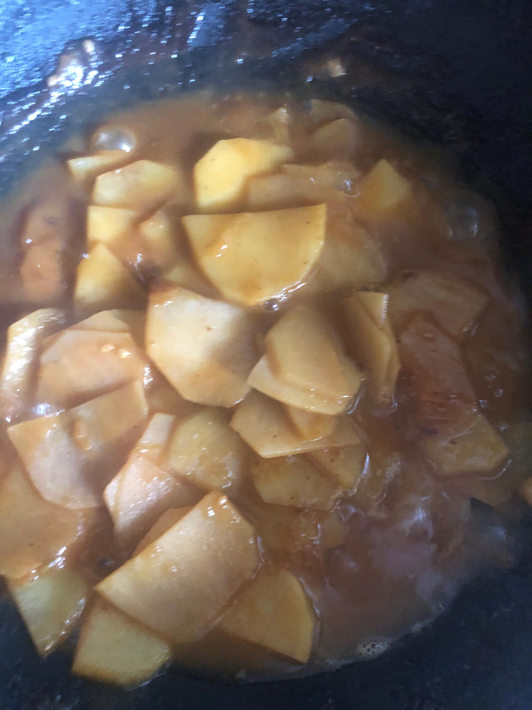 西红柿炒土豆片