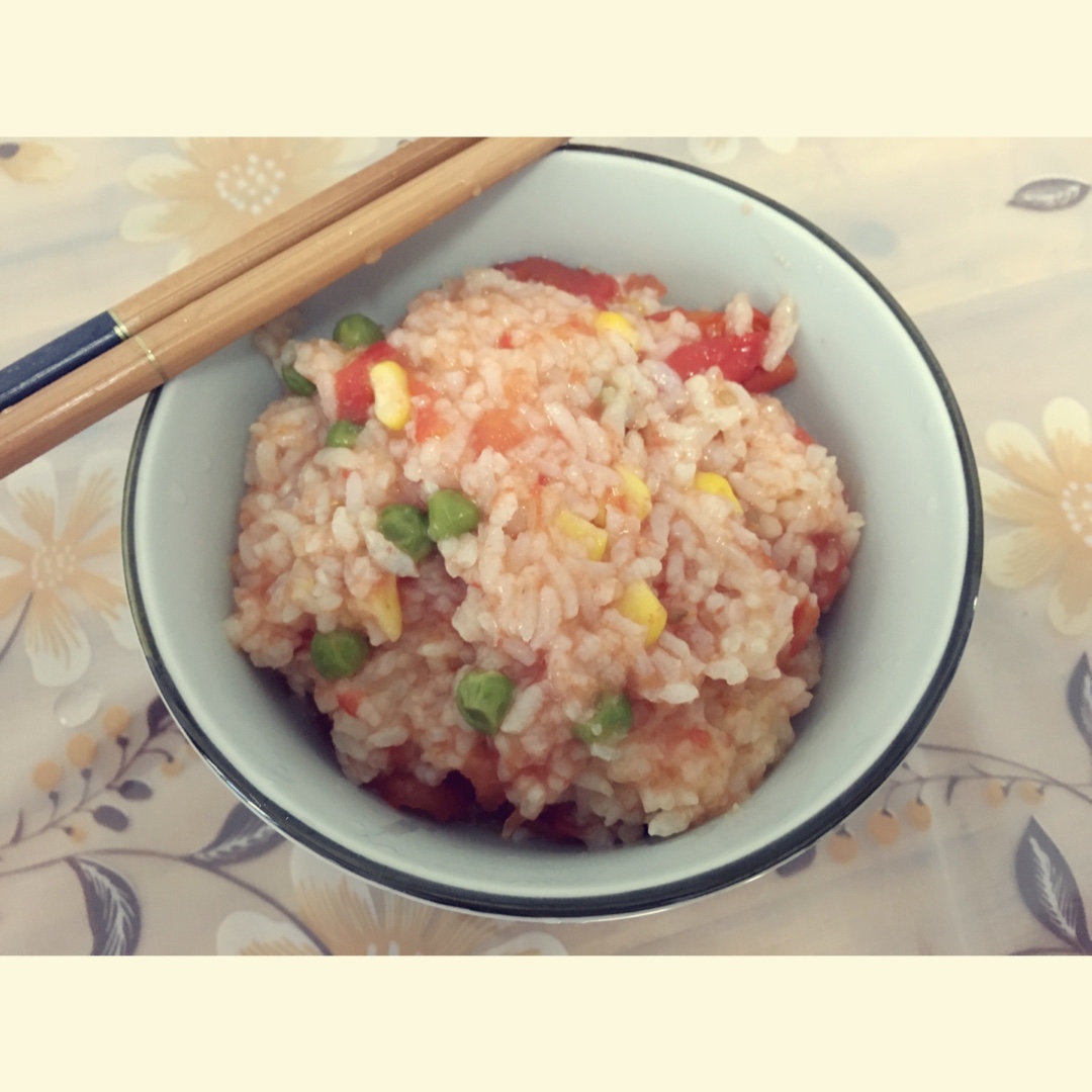 风靡美国华人网络的【电饭锅西红柿焖饭】