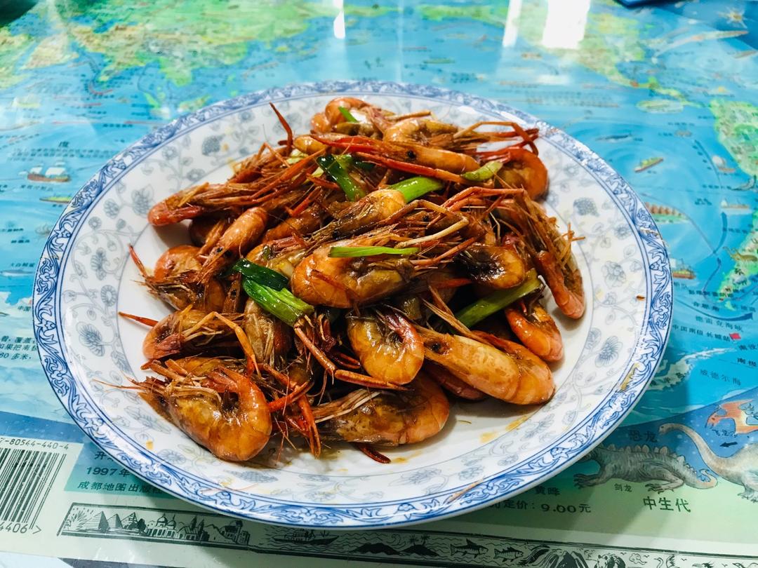 老头儿油爆虾