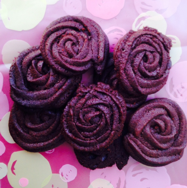 【松脆可可曲奇】清晰花纹