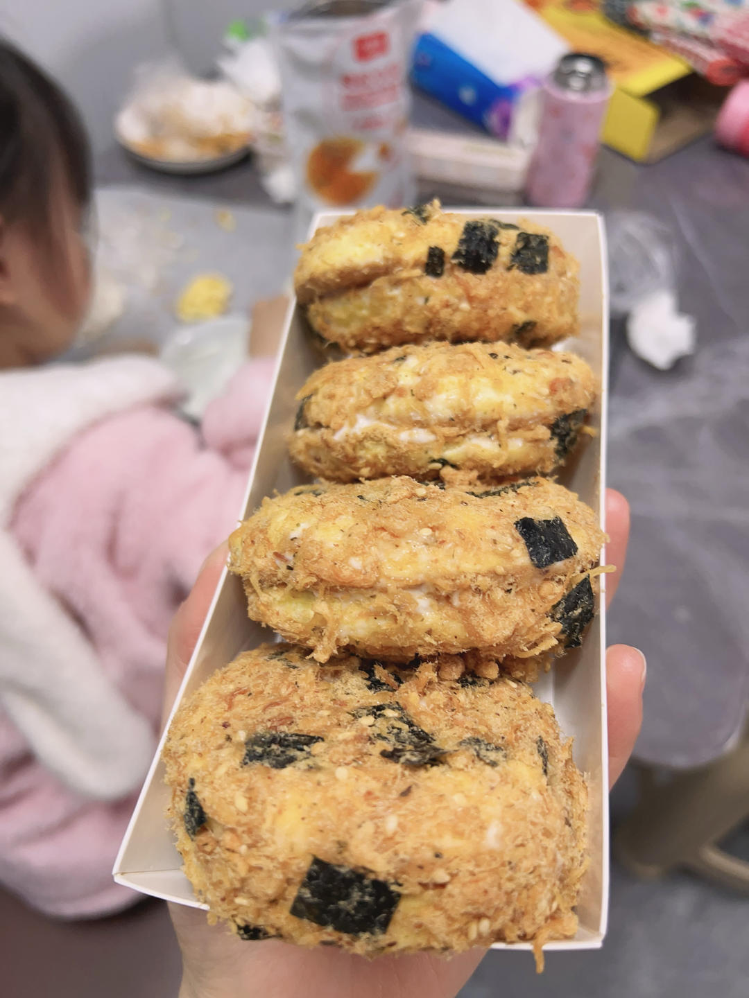 朋友都说比鲍师傅好吃的海苔肉松小贝