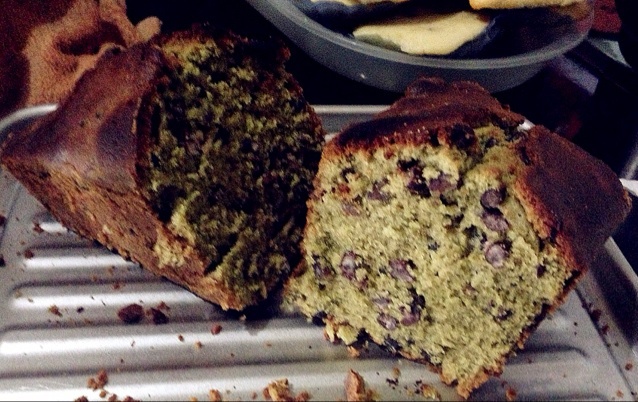 抹茶红豆磅蛋糕