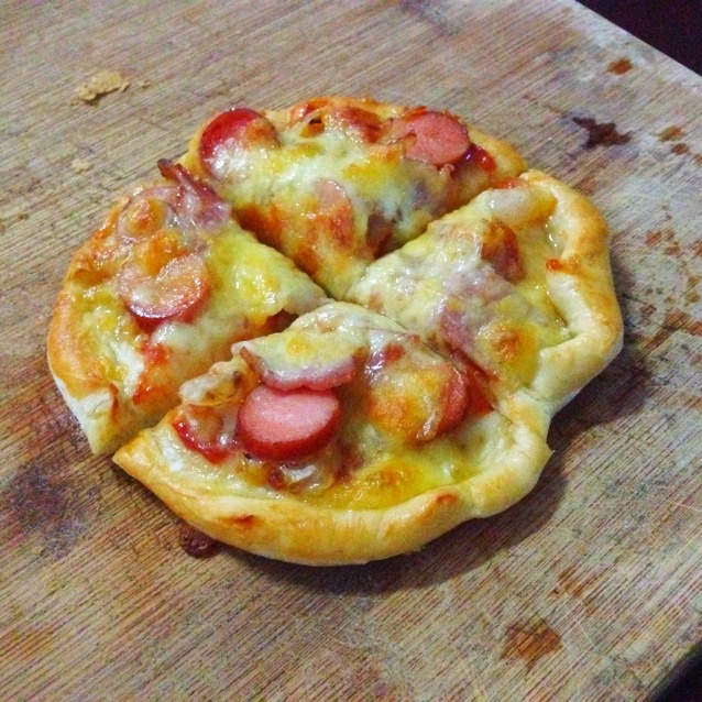 火腿培根披萨（多肉版）