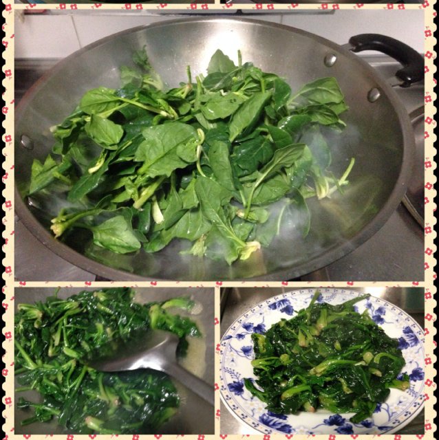 清炒菠菜