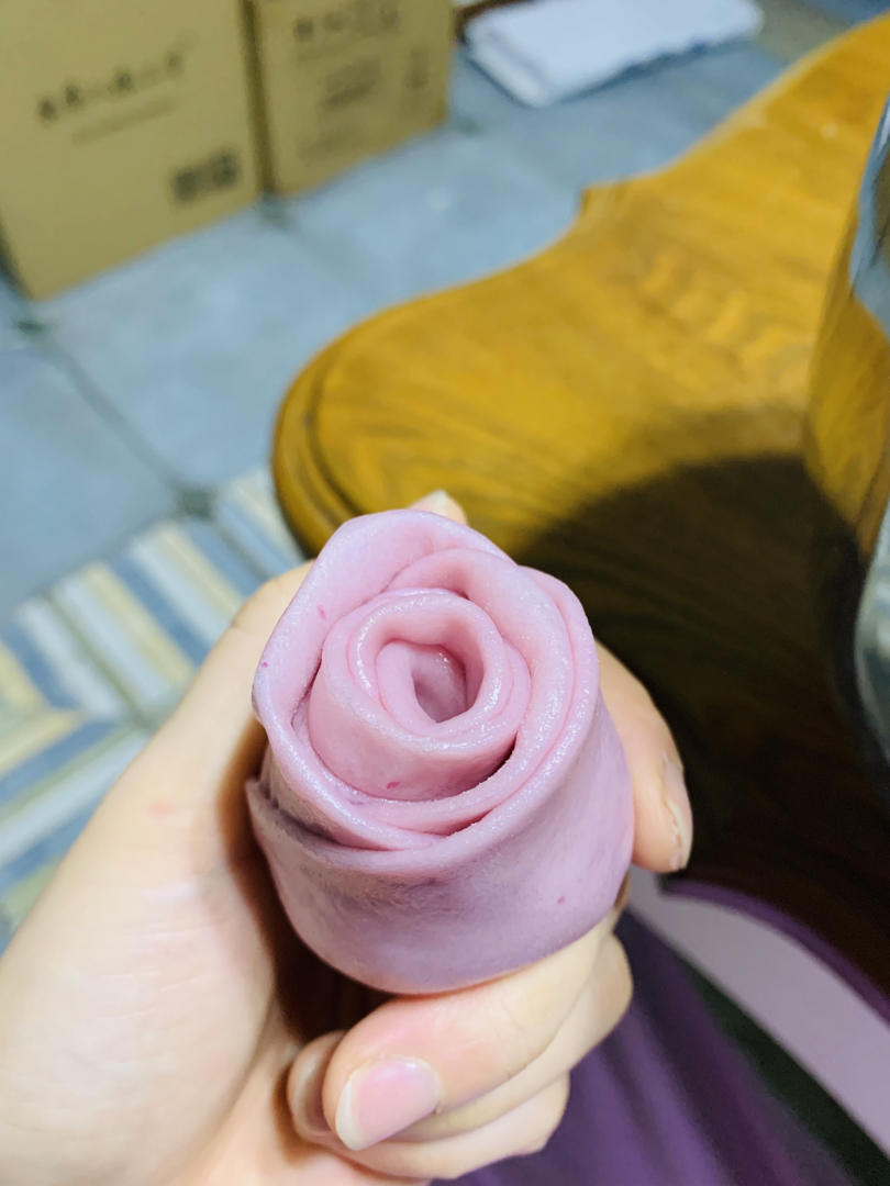 玫瑰花馒头