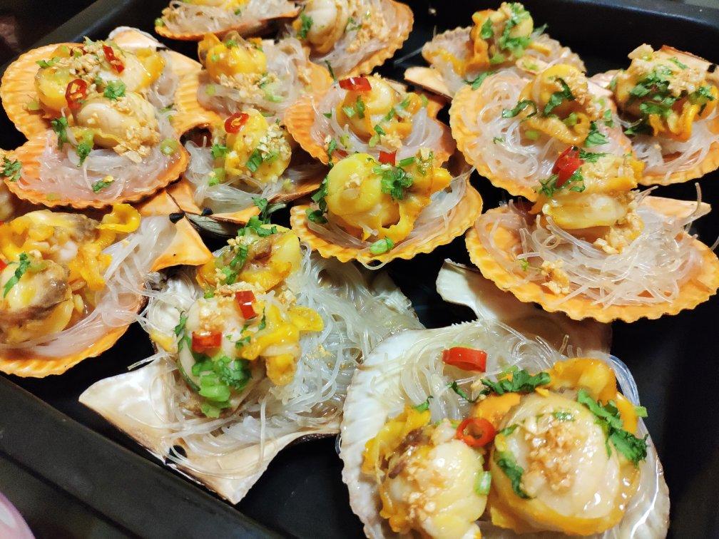 烤海鲜~青口/生蚝/大虾