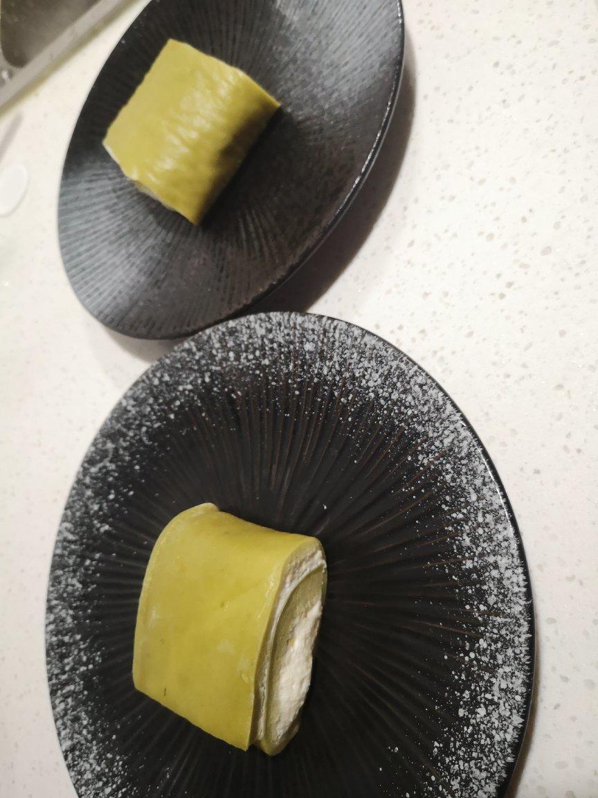 抹茶红豆蛋糕卷