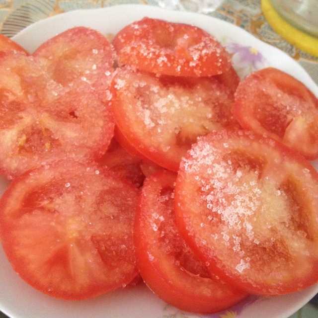 白糖拌西红柿