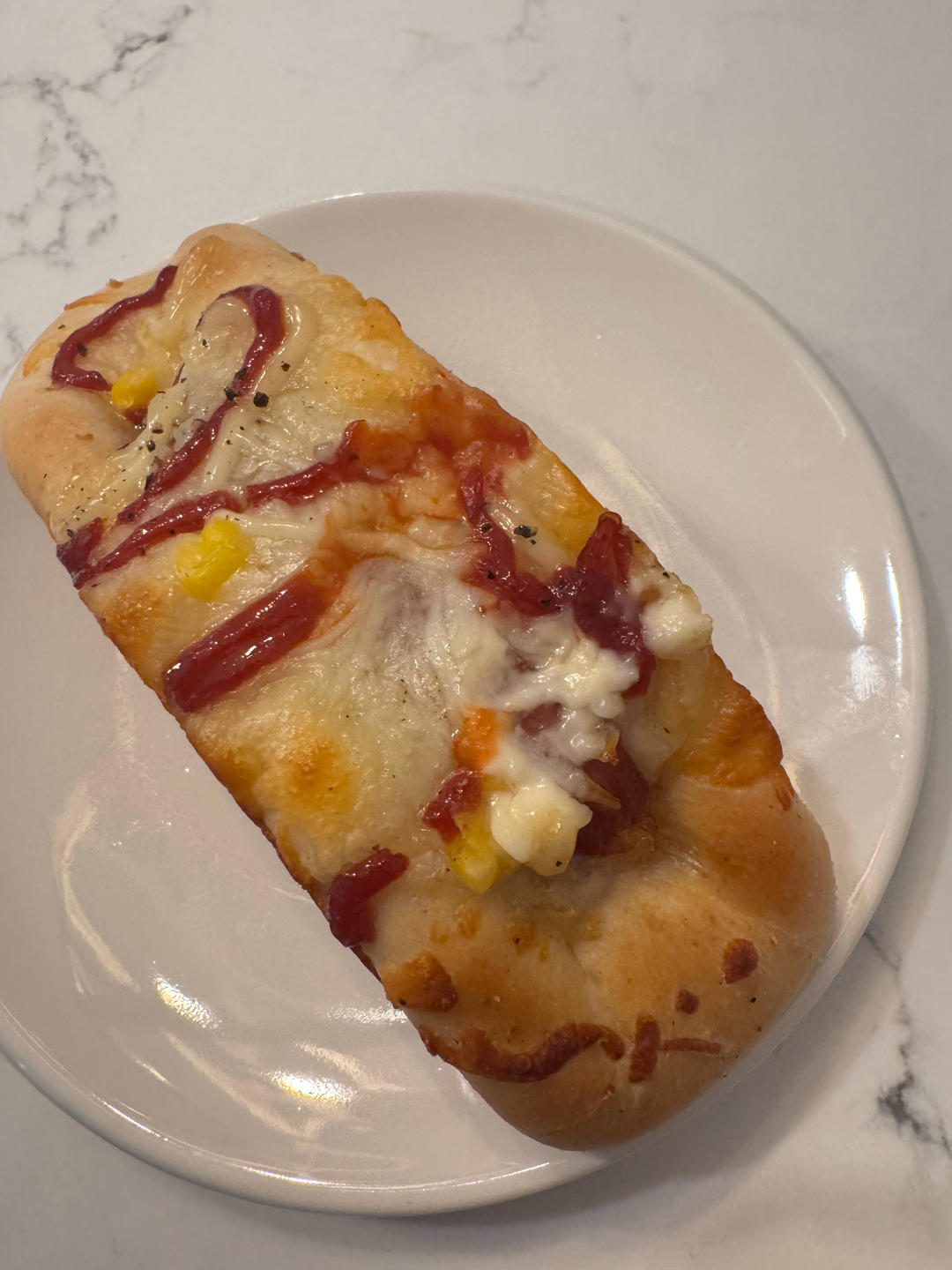 柔软又够味｜爆款热狗芝士拉丝堡