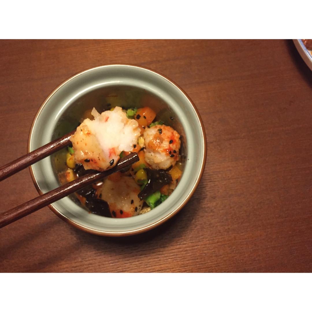 茄汁海鲜丸子
