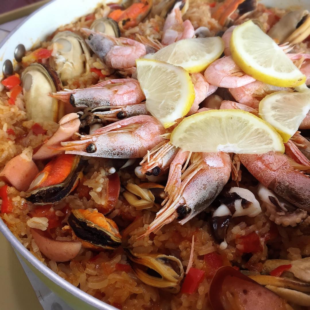 【曼食慢语】Seafood Paella 西班牙海鲜饭