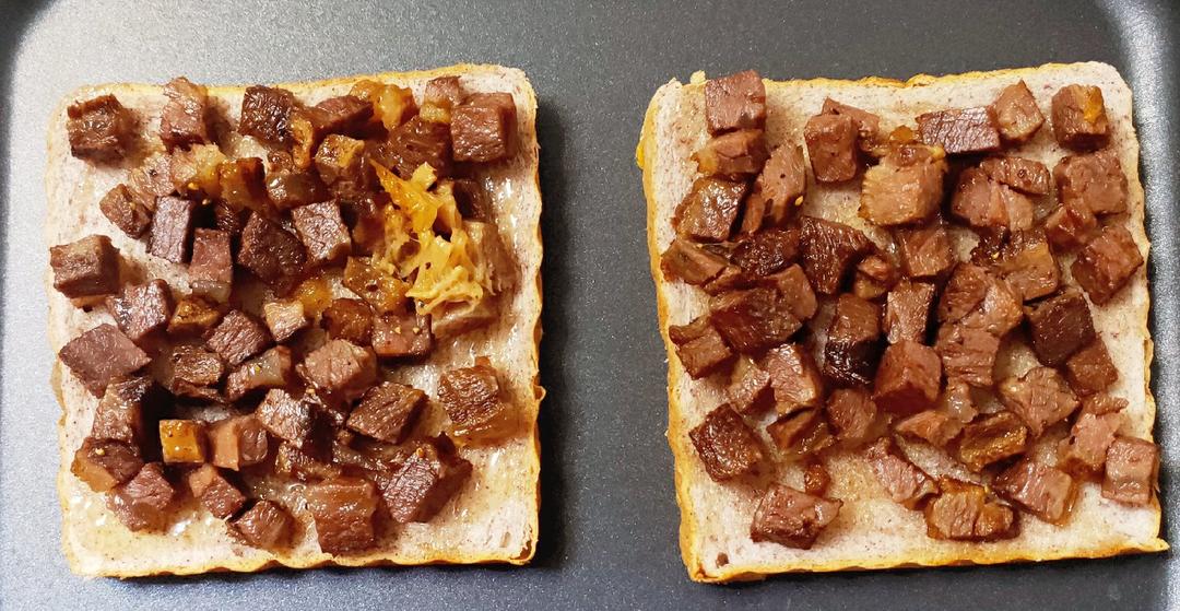 简单美味的土司披萨