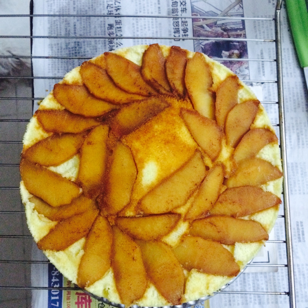 桂味反烤焦糖苹果蛋糕