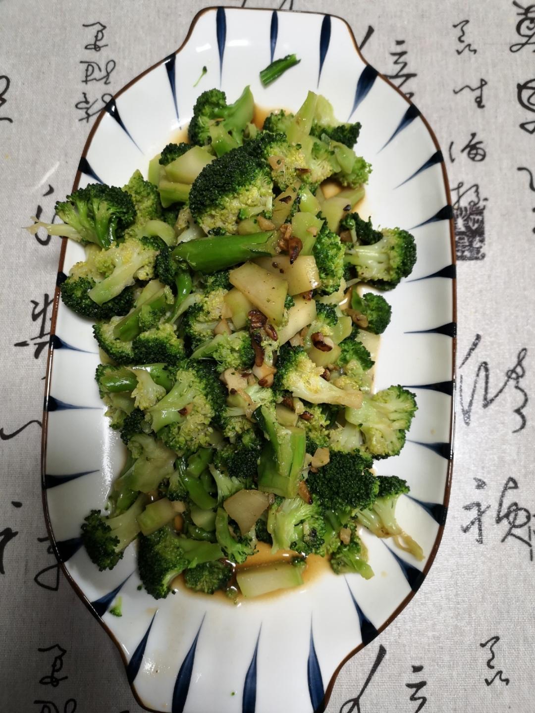 蚝油蒜蓉西兰花