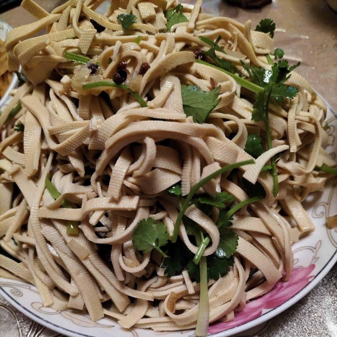 葱油干豆腐