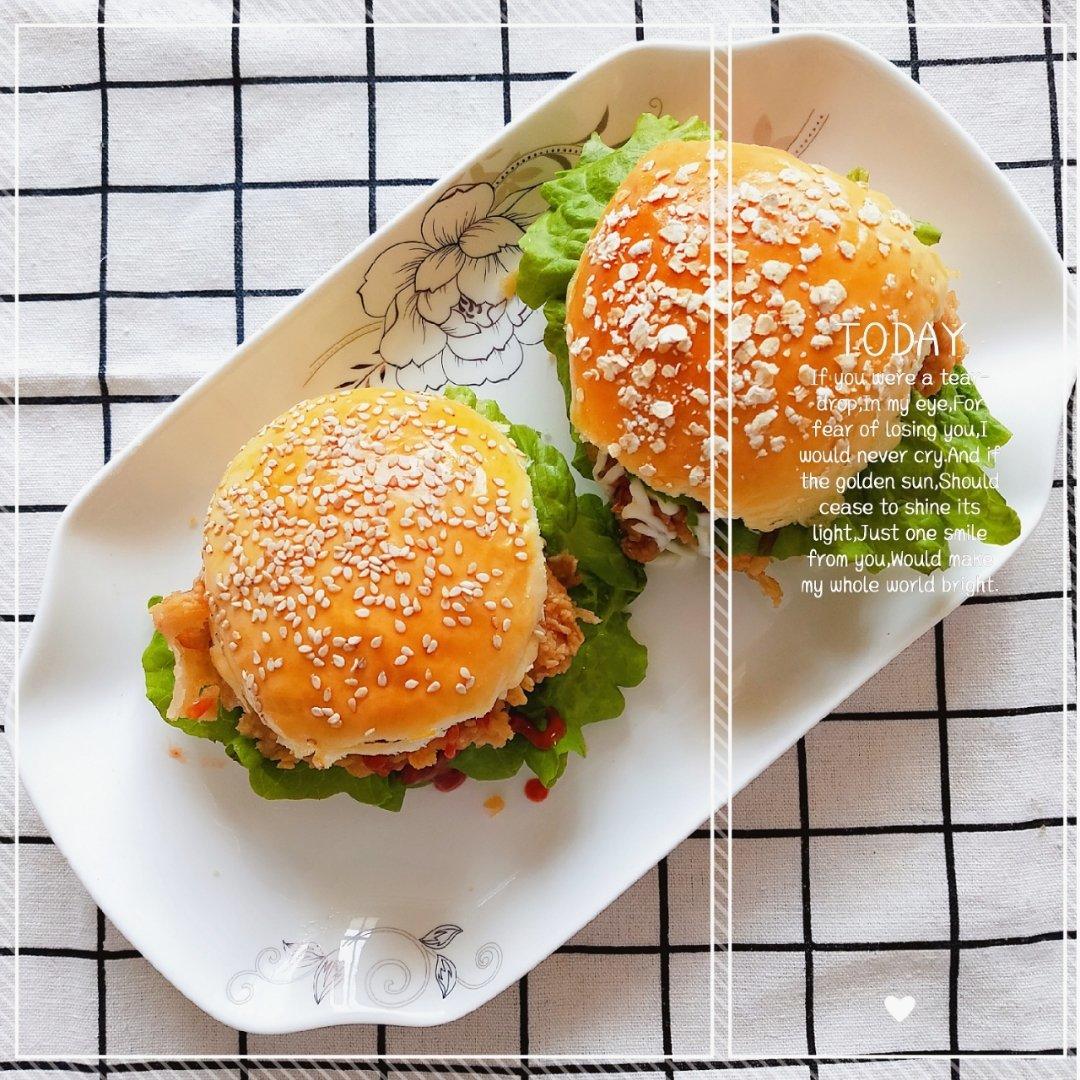 自制营养肉饼汉堡包