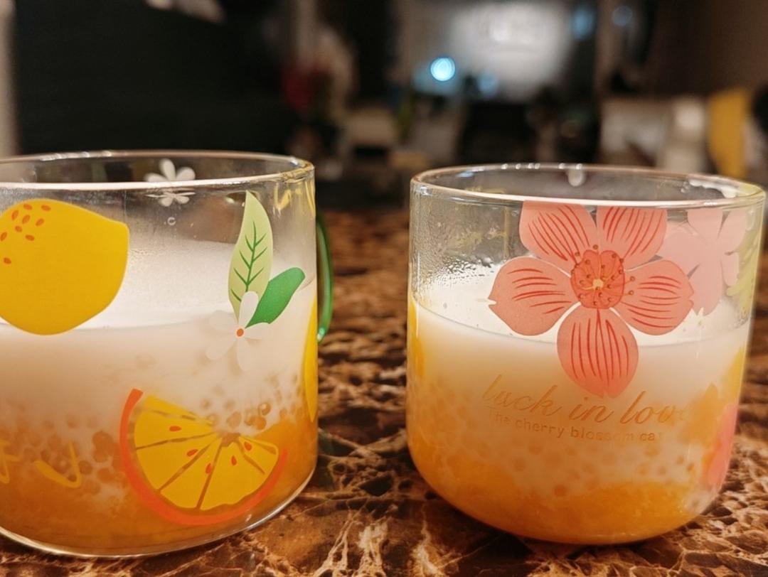 用微波炉做珍珠奶茶和芒果西米露也太简单了!