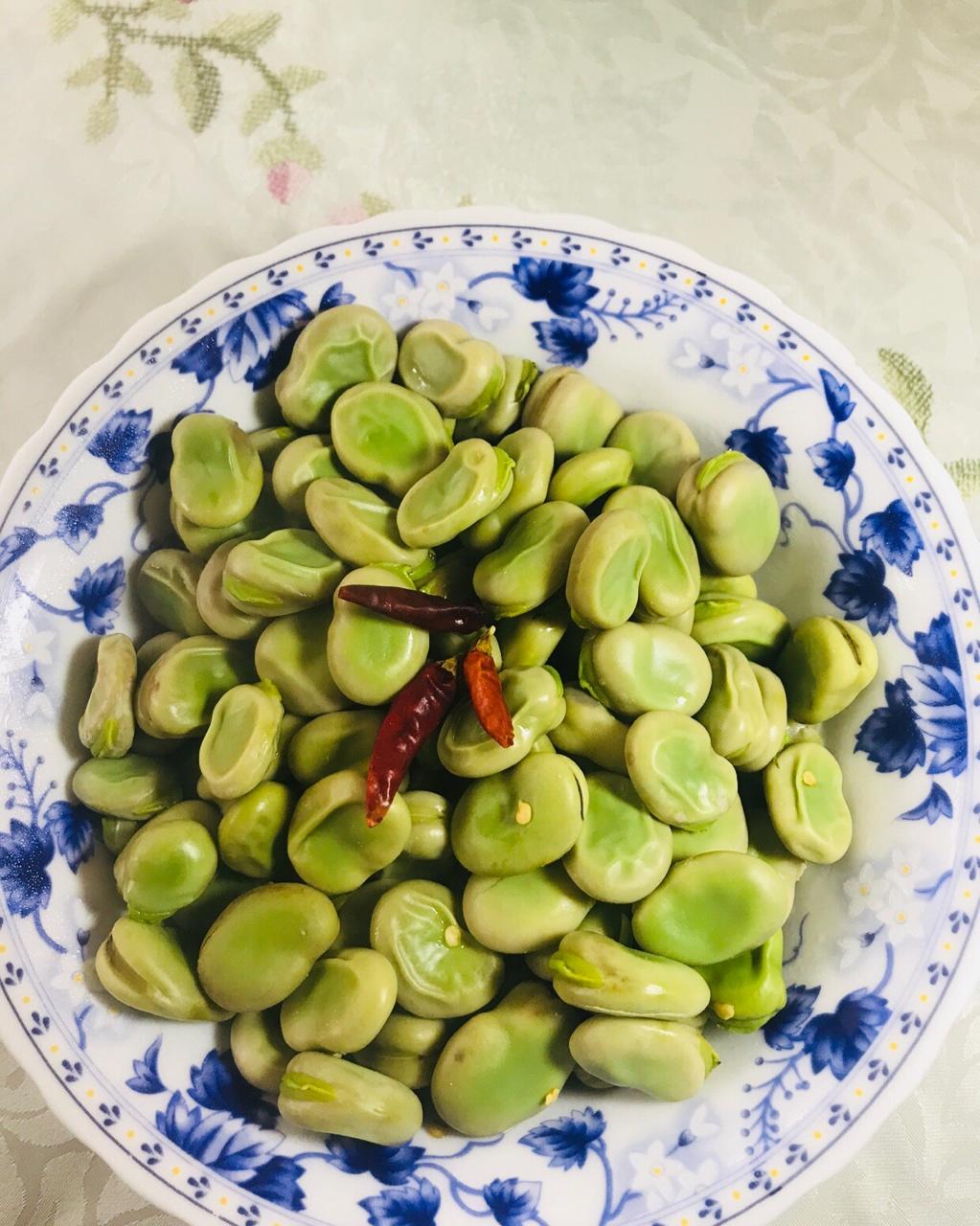 美丽快乐369做的水煮蚕豆