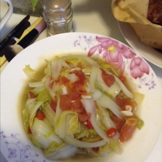 酸辣娃娃菜