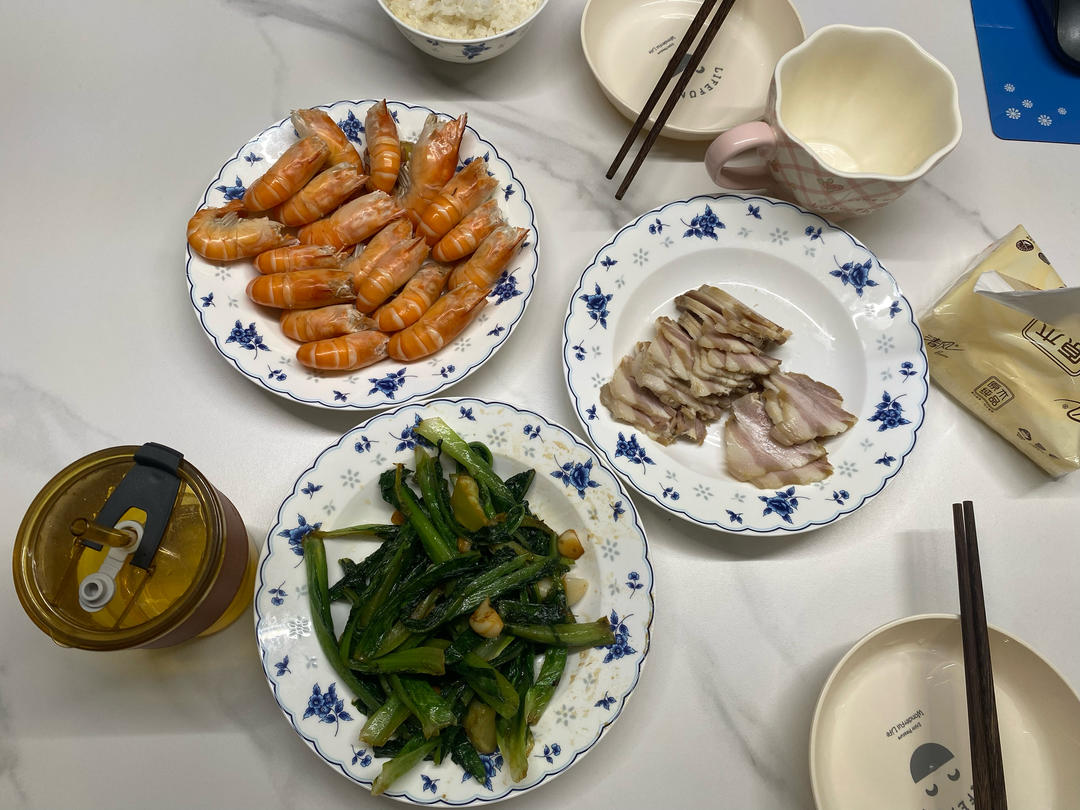 水煮大头虾