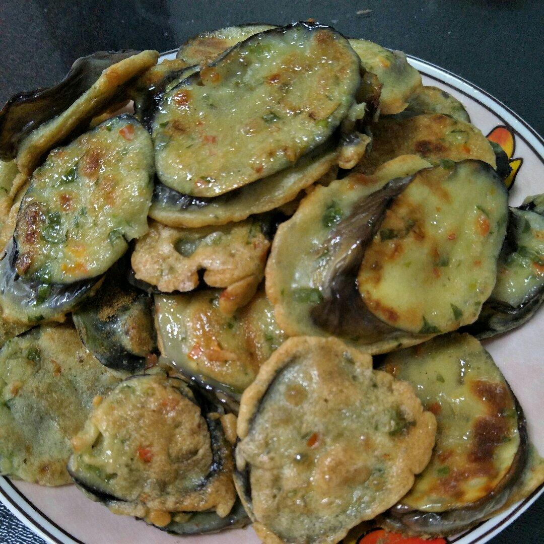 菜菜160做的茄子饼