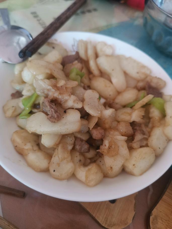 爽脆马蹄(荸荠)炒肉片