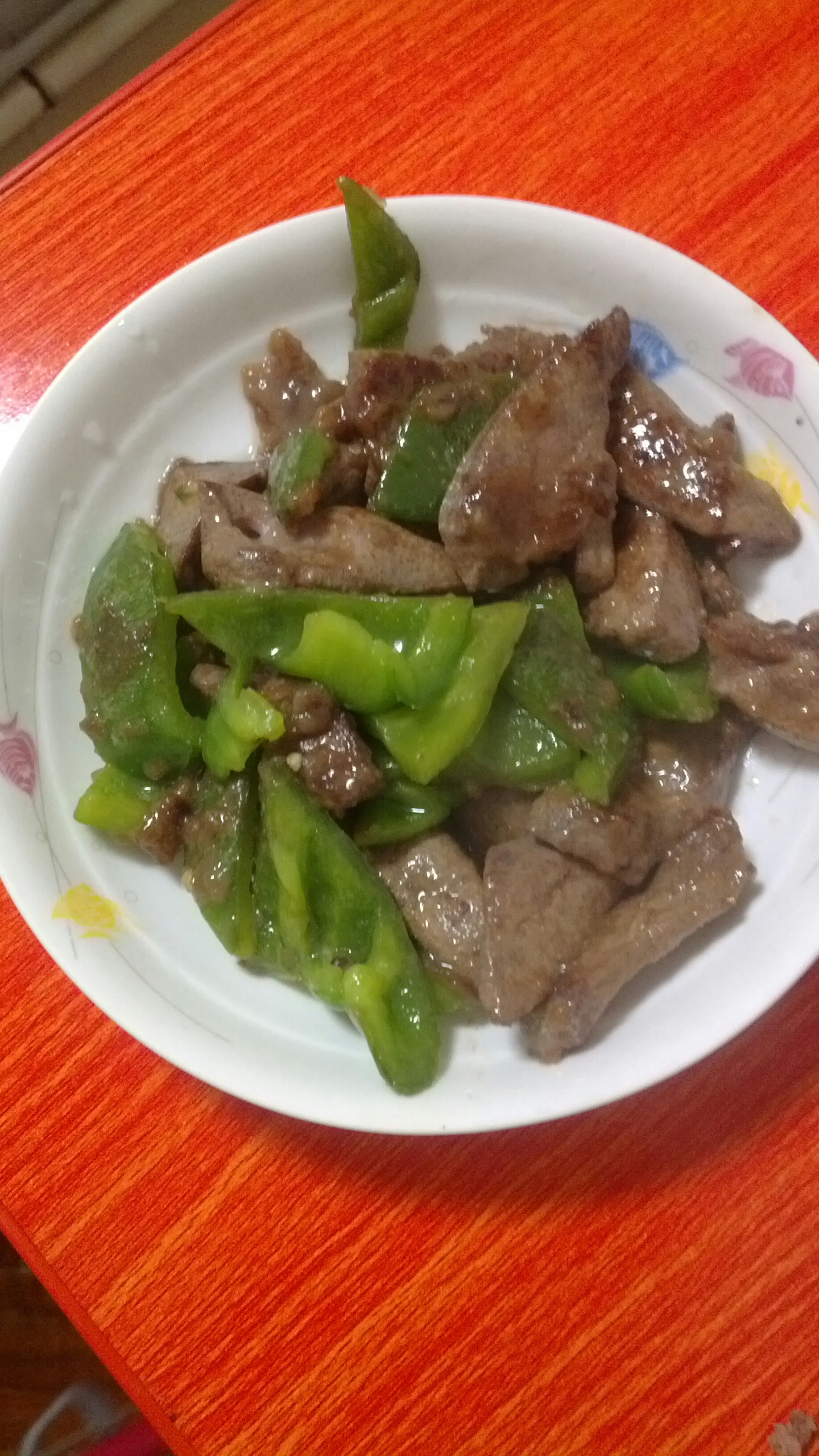 青椒炒猪肝