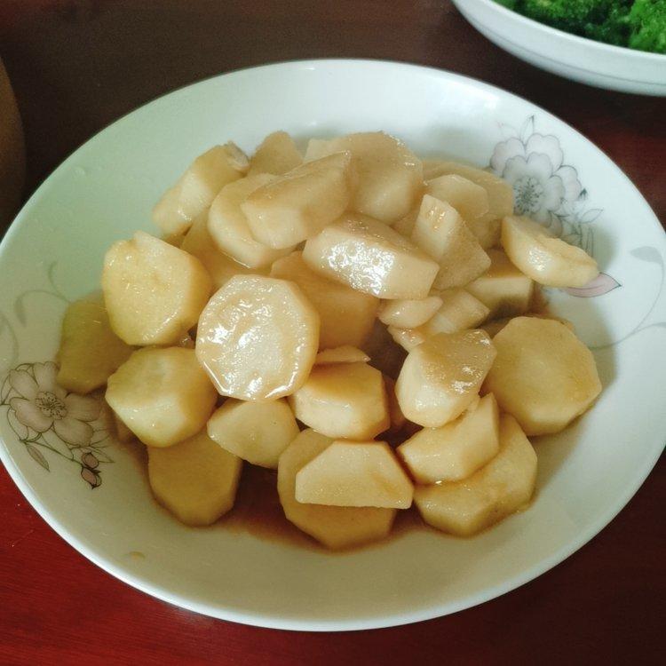 老丁的私房菜-清炒山药