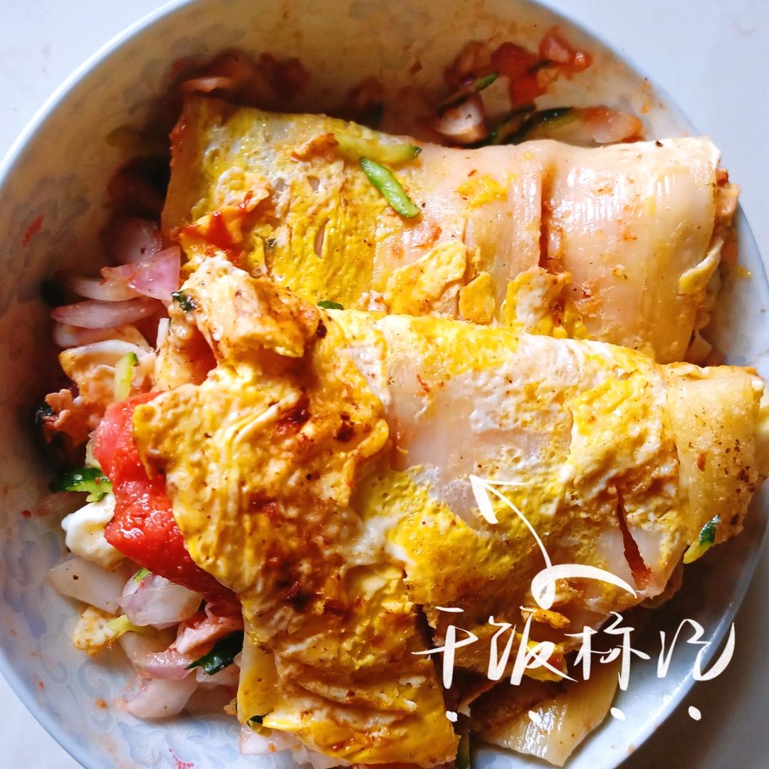 超级美味的东北烤冷面➕自制万能酱料【酱料是关键】