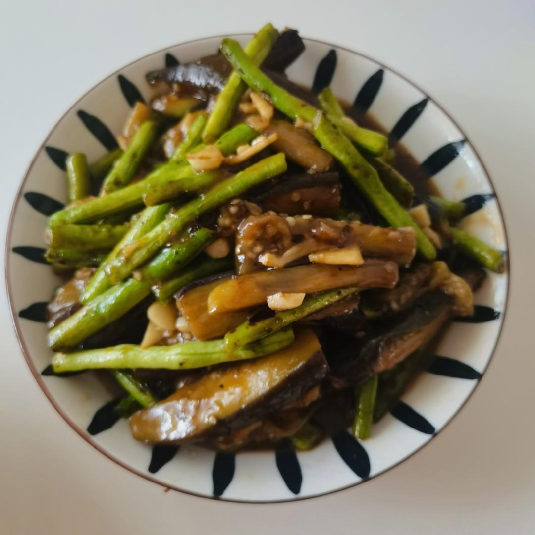 豆角烧茄子