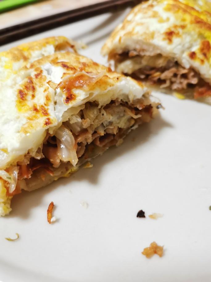 牛肉白菜手抓饼