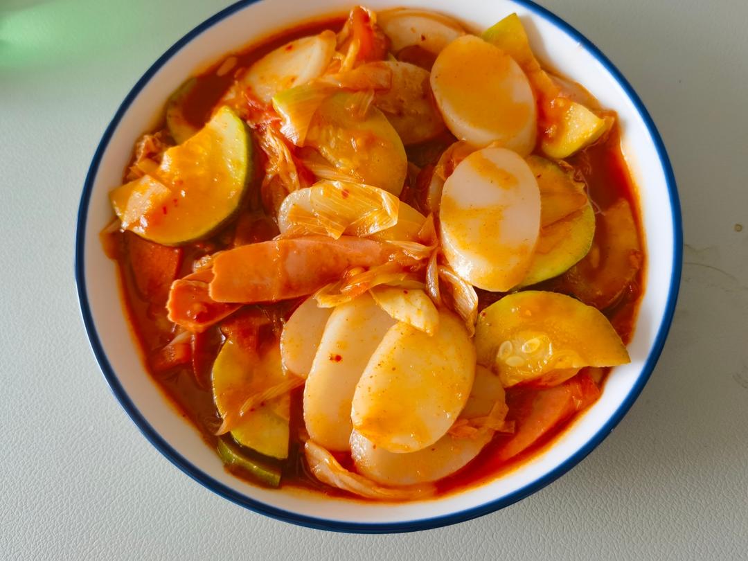 超级美味的不太辣的辣炒年糕