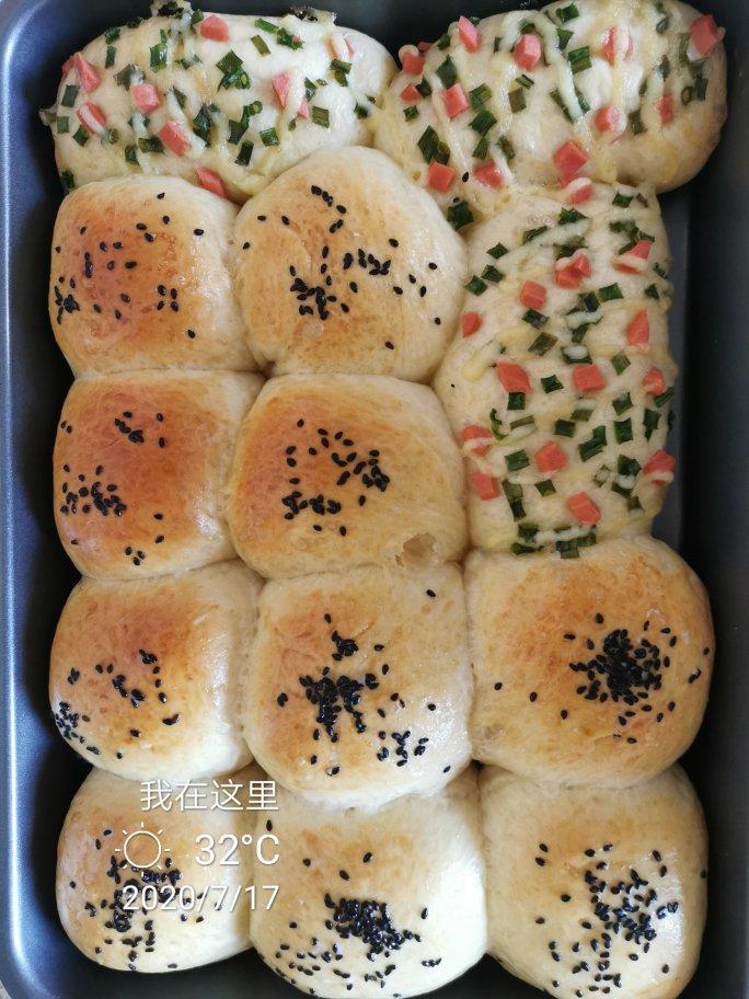 香葱火腿肉松面包