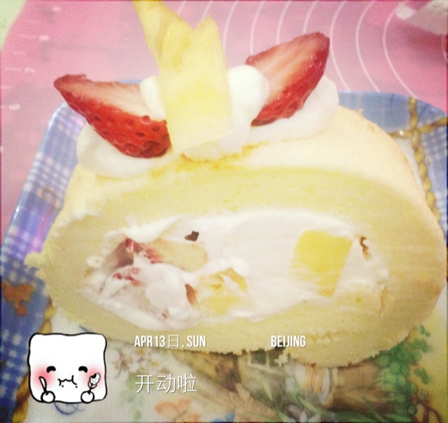 草莓蛋糕卷