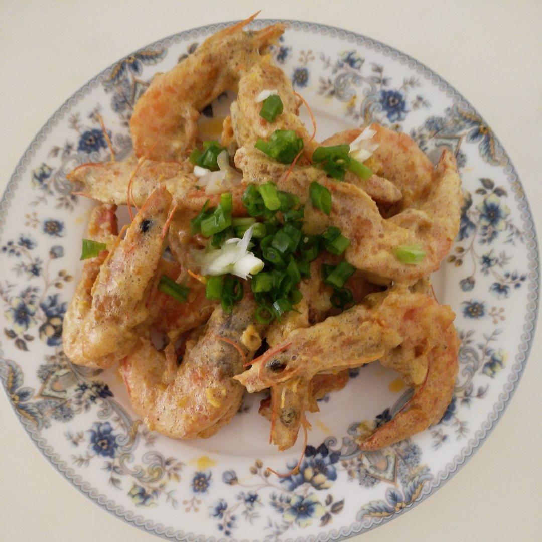 咸蛋黄焗虾
