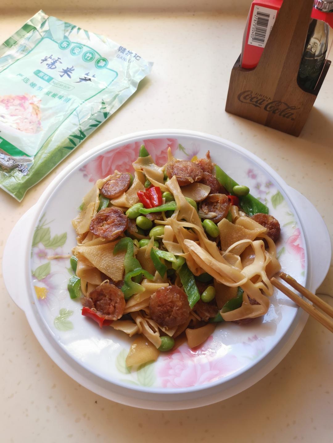 ㊙️腊味‼️笋干炒腊肠‼️超级下饭