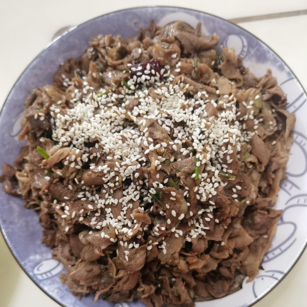 葱爆孜然羊肉卷