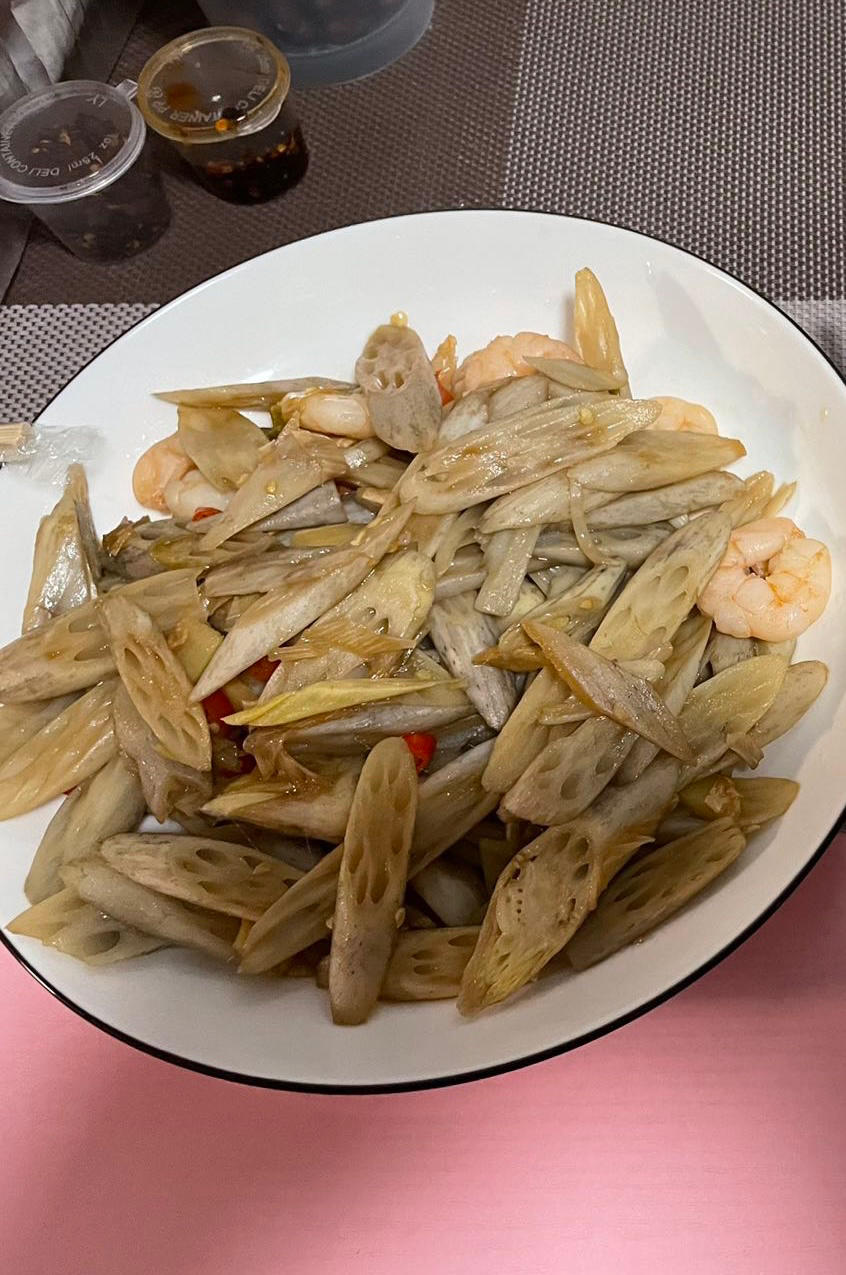 酸辣藕尖 开胃的清炒脆爽藕带