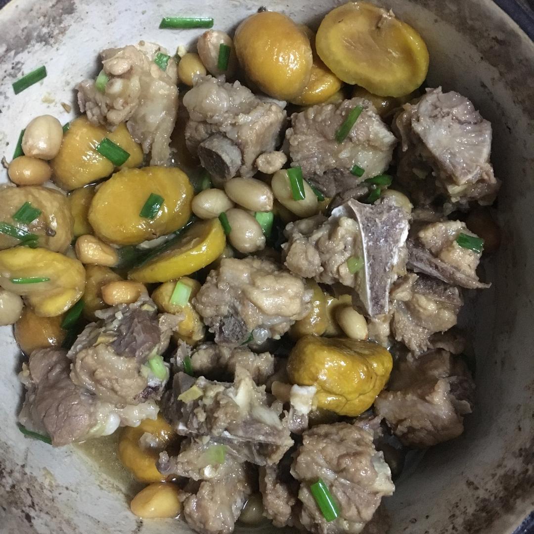 板栗焖排骨