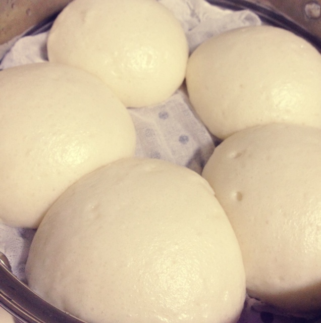 面包机版超松软牛奶馒头