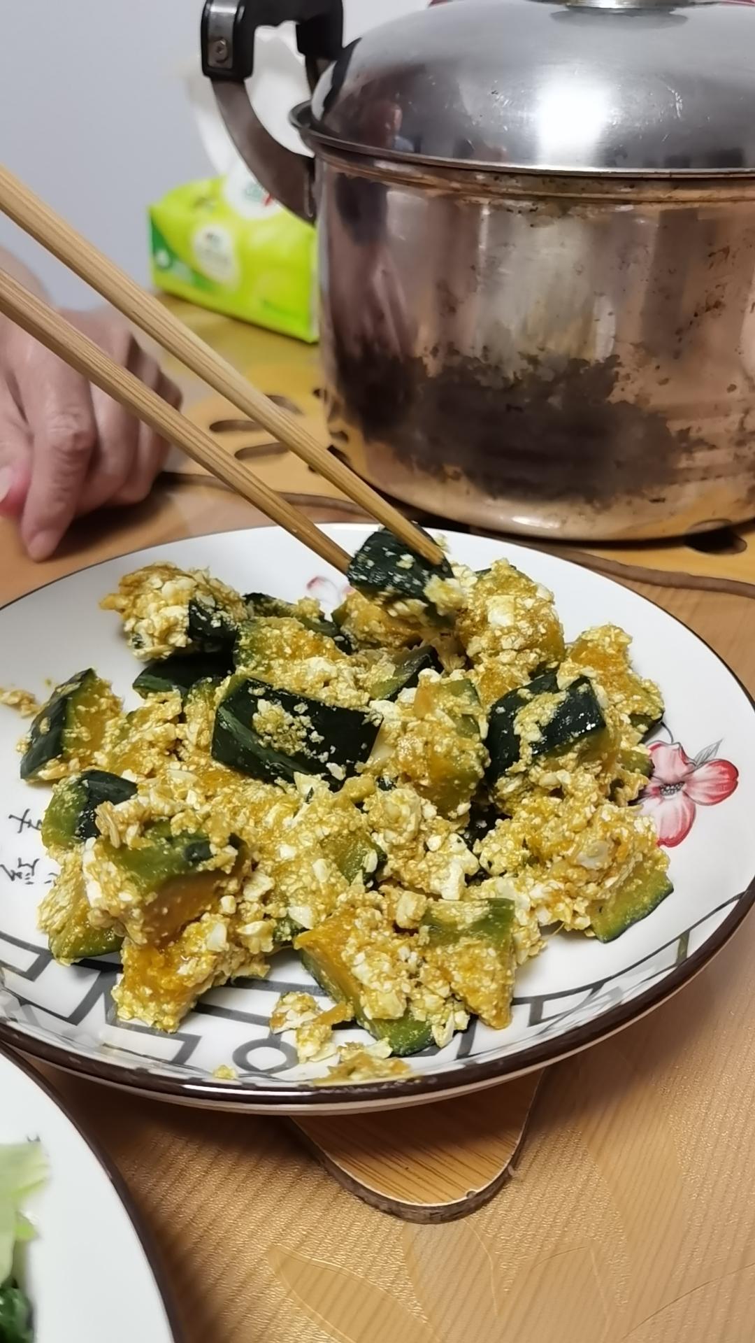 咸蛋黄炒南瓜