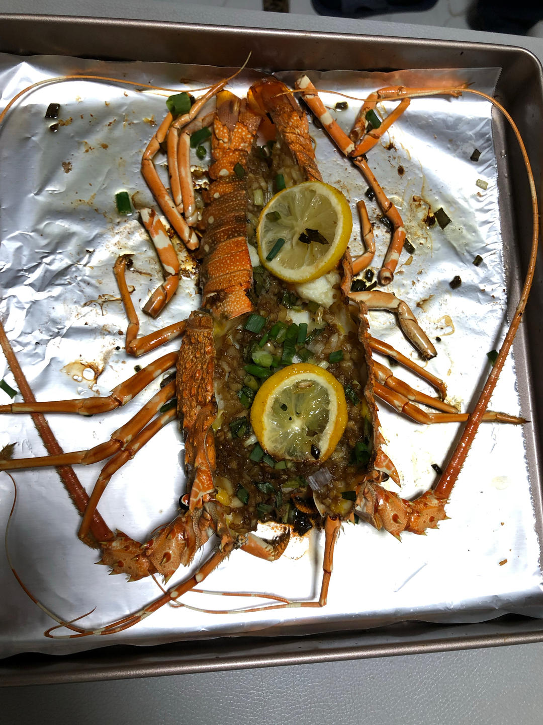 蒜香黄油烤小青龙