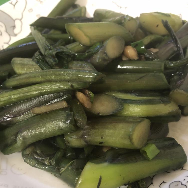 炝炒红菜苔