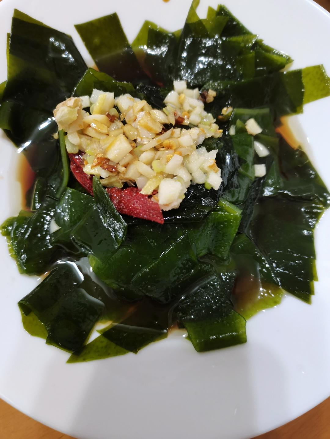 只需5分钟的凉拌裙带菜