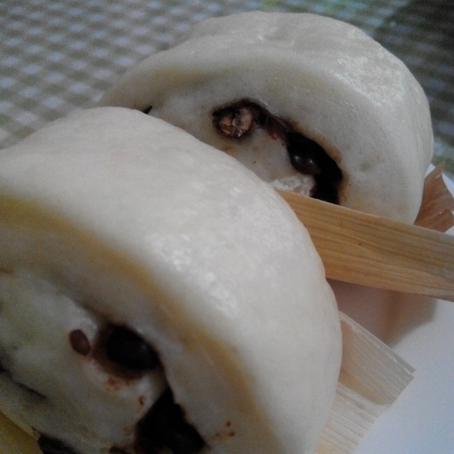 中种法做牛奶蜜豆馒头