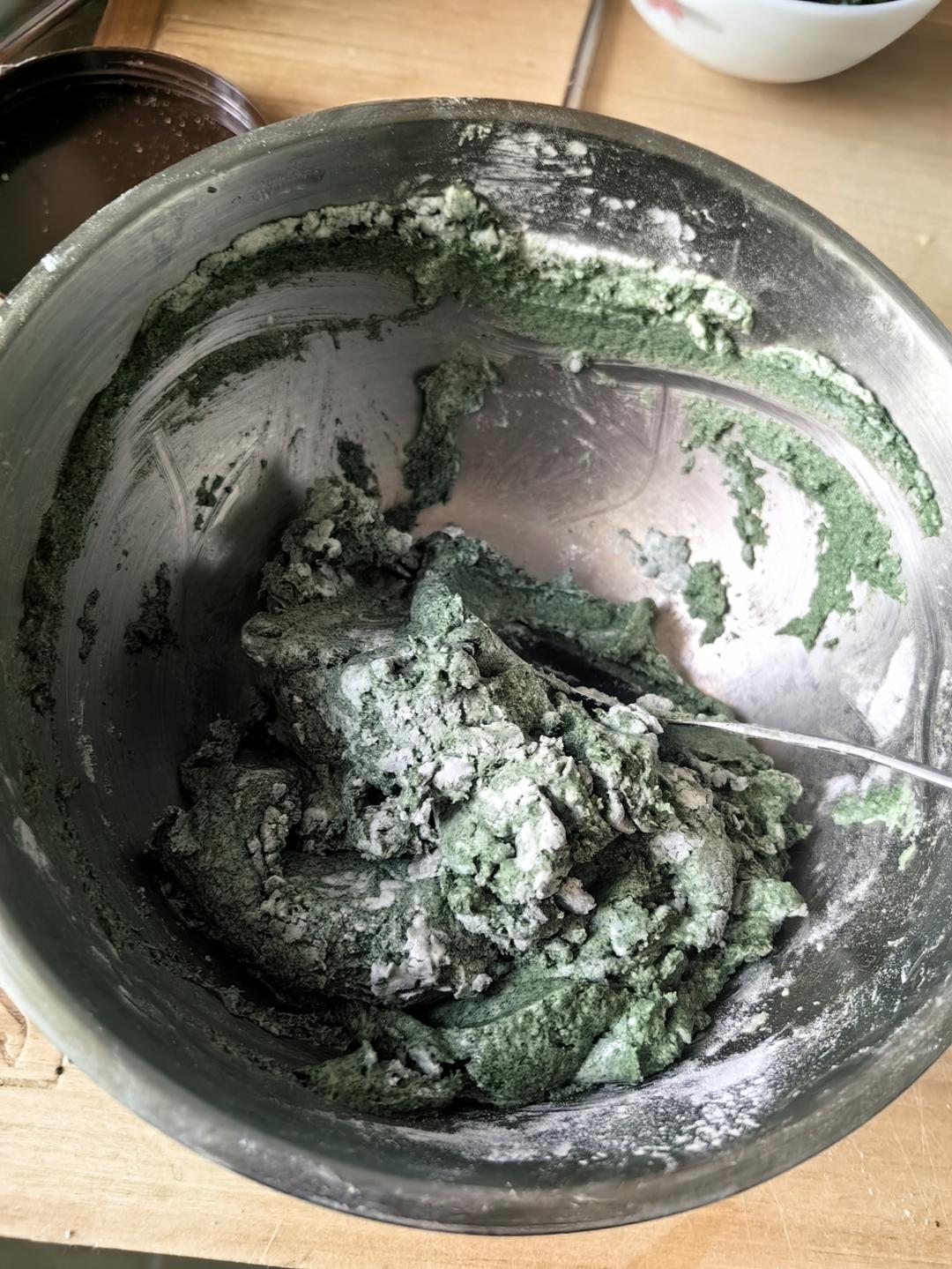 艾草青团、艾粑粑、艾糍、新鲜艾草制作