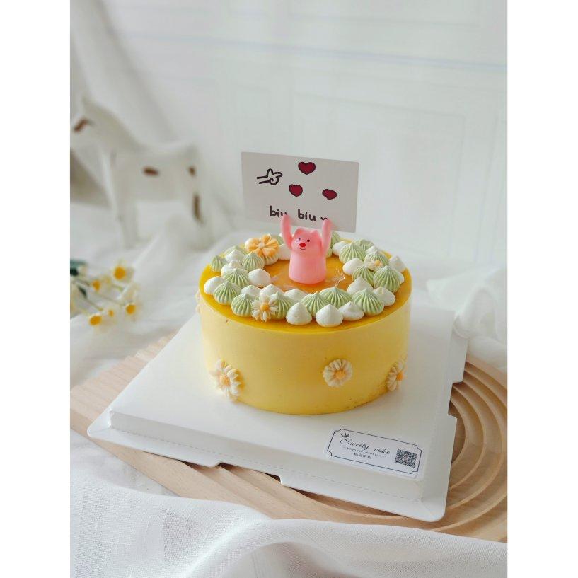 【视频】芒果慕斯（6寸） | 含镜面果胶配方