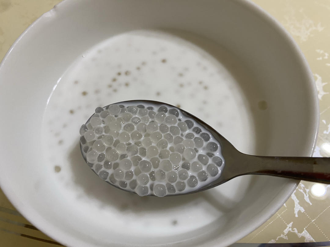 椰汁西米露，1分钟煮，怎么保存不结块